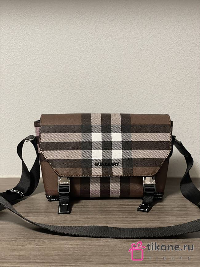 Burberry Small Wright Bag Brown - 29x8.5x17.5cm - 1