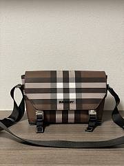 Burberry Small Wright Bag Brown - 29x8.5x17.5cm - 4