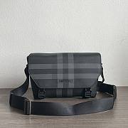 Burberry Small Wright Bag Black - 29x8.5x17.5cm - 1