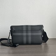 Burberry Small Wright Bag Black - 29x8.5x17.5cm - 6