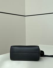 Fendi By The Way Mini Boston Bag In Black Leather - 20.5x9x12cm - 3