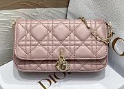 My Dior Talk Phone Pouch Pink Cannage Lambskin - 18.5x10x4cm - 2