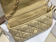 My Dior Talk Phone Pouch Beige Cannage Lambskin - 18.5x10x4cm - 6