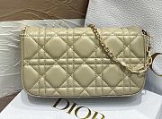 My Dior Talk Phone Pouch Beige Cannage Lambskin - 18.5x10x4cm - 2