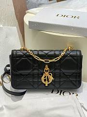 Dior Miss Daisy Mini Bag Trench Black Macrocannage Lambskin - 20cm - 1