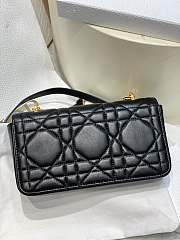 Dior Miss Daisy Mini Bag Trench Black Macrocannage Lambskin - 20cm - 2