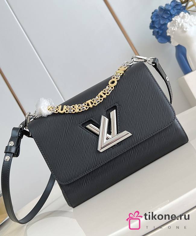 LV Twist MM Slim Epi Leather Black M13118 - 23x16x8cm - 1