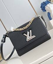 LV Twist MM Slim Epi Leather Black M13118 - 23x16x8cm - 1