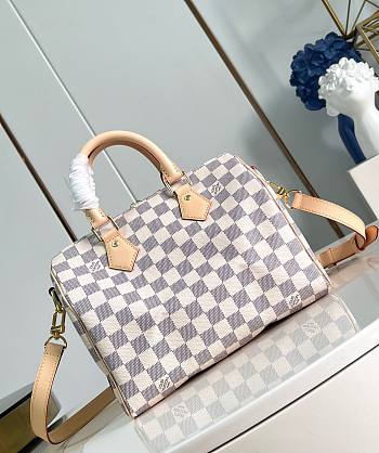 LV Speedy Bandouliere 25 Damier Azur Canvas N40608 - 25x19x15cm