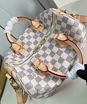 LV Speedy Bandouliere 25 Damier Azur Canvas N40608 - 25x19x15cm - 3