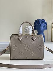 LV Speedy Bandouliere 25 Monogram Empreinte Tourterelle M59273 - 25x19x15cm - 3