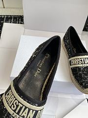 Dior Granville Espadrilles Black Cannage Tweed - 4