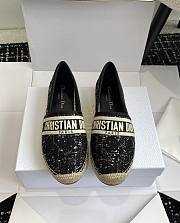 Dior Granville Espadrilles Black Cannage Tweed - 1