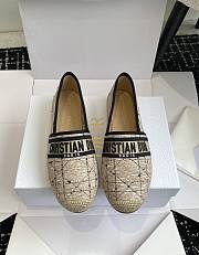 Dior Granville Espadrilles Beige Cannage Tweed - 1