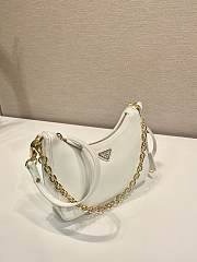 Prada Re Edition Saffiano Leather Mini Bag 1BC204 White - 22x18x6cm - 3