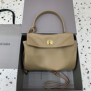 Balenciaga Rodeo Small Handbag in Smooth Calfskin Beige Gold Hardware -  29x20x10cm - 5