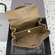 Balenciaga Rodeo Small Handbag in Smooth Calfskin Beige Gold Hardware -  29x20x10cm - 3