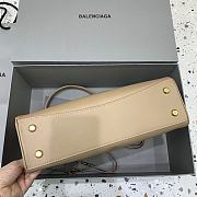 Balenciaga Rodeo Medium Handbag in Smooth Calfskin Beige Gold Hardware - 35x23x11cm - 3