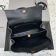 Balenciaga Rodeo Medium Handbag in Smooth Calfskin Black Gold Hardware - 35x23x11cm - 6