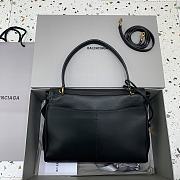 Balenciaga Rodeo Medium Handbag in Smooth Calfskin Black Gold Hardware - 35x23x11cm - 4