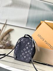 LV Palm Spring Mini Backpack Monogram Nylon Black M11780 - 17x22x10cm - 5