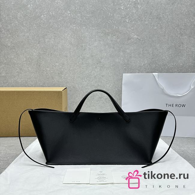  The Row Idaho Leather Tote Bag Black - 39×20×21cm - 1