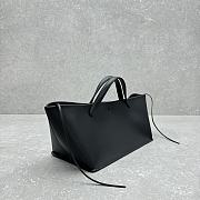  The Row Idaho Leather Tote Bag Black - 39×20×21cm - 5