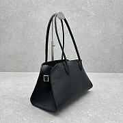 The Row Margaux Shoulder 12 Grained Calfskin Leather Black - 38x18x23cm - 5