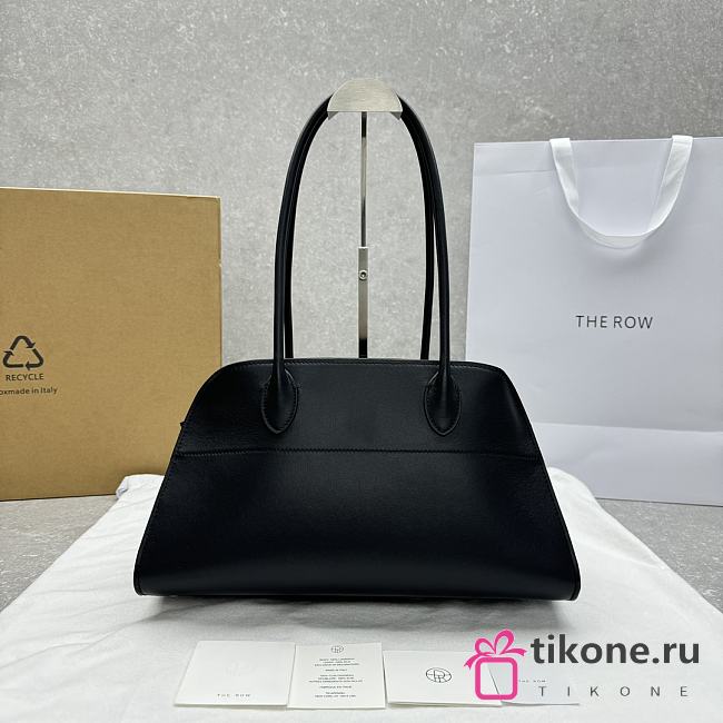 The Row Margaux Shoulder 12 Calfskin Leather Black - 38x18x23cm - 1