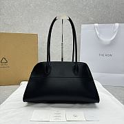 The Row Margaux Shoulder 12 Calfskin Leather Black - 38x18x23cm - 1