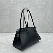 The Row Margaux Shoulder 12 Calfskin Leather Black - 38x18x23cm - 2