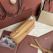Polo Piana Extra Pocket L19 Ostrich Leather Cognac - 11x19x7cm - 6