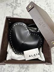 Alaia Le Cœur Bag In Calfskin Heart Black - 21x17x5cm - 1