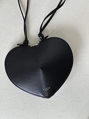 Alaia Le Coeur Bag In Calfskin Black - 21x17x5cm - 2