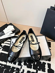 Chanel Mary Janes Lambskin Patent Calfskin Black - 5