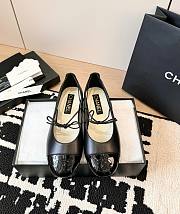 Chanel Mary Janes Lambskin Patent Calfskin Black - 1