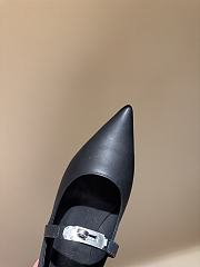 Hermes Kelly Ballet Flat Black - 4