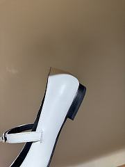 Hermes Kelly Ballet Flat White - 3