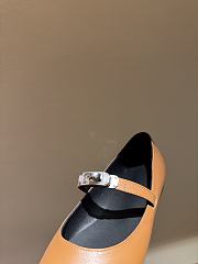 Hermes Kelly Ballet Flat Brown - 6