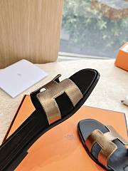 Hermes Oran Sandal Lamskin Champagne Gold - 4