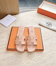 Hermes Oran Sandal Lamskin Pink - 1