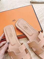 Hermes Oran Sandal Lamskin Pink - 4