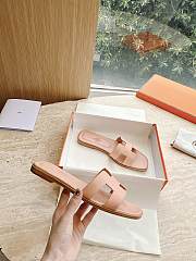 Hermes Oran Sandal Lamskin Pink - 5