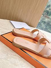 Hermes Oran Sandal Lamskin Pink - 3