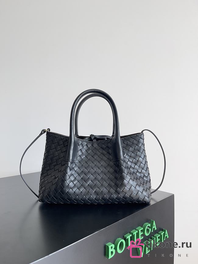 Bottega Veneta Small Pinacoteca Black - 24x15x12cm - 1