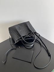 Bottega Veneta Small Pinacoteca Black - 24x15x12cm - 3