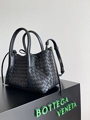 Bottega Veneta Small Pinacoteca Black - 24x15x12cm - 5