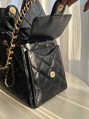 Chanel Drawstring Bucket Hobo Small Black - 30×26×14cm - 2