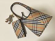 Burberry Small Check Shoulder Bag Beige - 46.5x26.5x13.5cm - 4