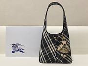 Burberry Small Check Shoulder Bag Black - 46.5x26.5x13.5cm - 1